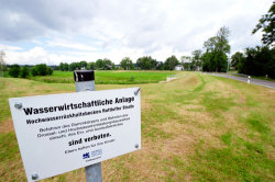 August-Hochwasser: Rückhaltebecken
