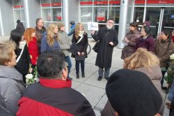 Dr. Nitsche und Schüler des Georgius-Agricola-Gymnasiums erinnerten an das Schicksal der Opfer