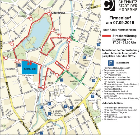Übersichtsplan Firmenlauf Übersichtsplan Firmenlauf