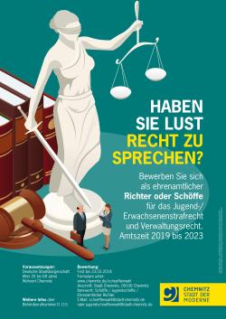 Plakat Schöffenwahl Plakat Schöffenwahl