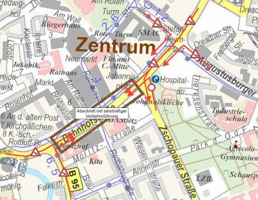 Verkehrsführung Bahnhofstraße Verkehrsführung Bahnhofstraße