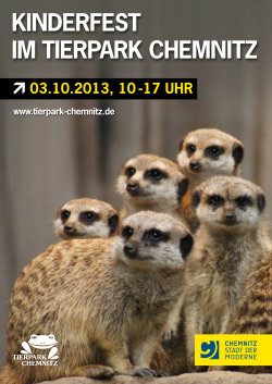 Plakat zum Kinderfest im Tierpark Chemnitz Plakat zum Kinderfest im Tierpark Chemnitz