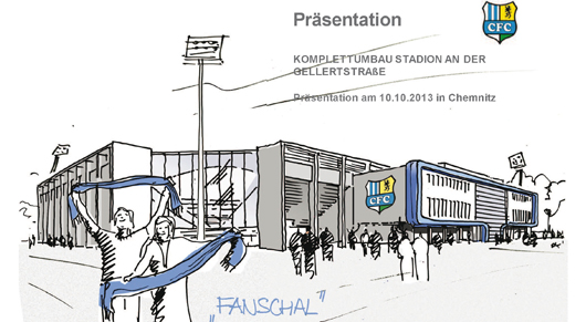 So wird das Stadion an der Gellertstraße künftig aussehen. (Quelle: BAM Sports GmbH/BAM Deutschland AG)