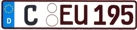Nummernschild Nummernschild