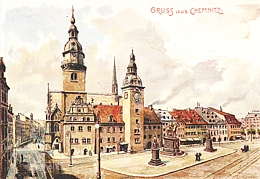 Altes Rathaus, Foto: Stadtarchiv Chemnitz