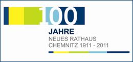 Logo 100 Jahre Neues Rathaus Logo 100 Jahre Neues Rathaus