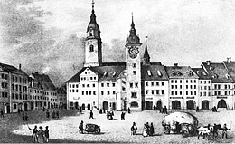 Historische Ansicht um 1830