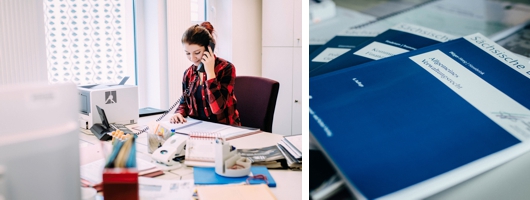 Caroline Hofmann hat sich für eine Ausbildung zur Kauffrau für Büromanagement entschieden. Fotos: Jessica Ziegner
