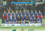 Mannschaftsfoto des Chemnitzer Fußballclubs Mannschaftsfoto des Chemnitzer Fußballclubs