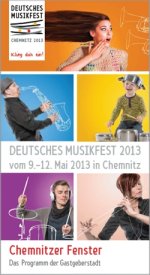 Titelbild Flyer "Chemnitzer Fenster - Das Programm der Gastgeberstadt" Titelbild Flyer "Chemnitzer Fenster - Das Programm der Gastgeberstadt"