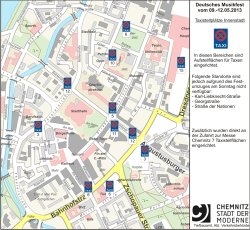 Übersichtsplan Taxistandorte