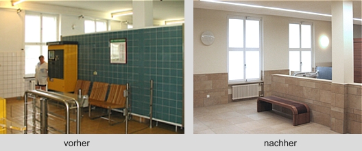 Stadtbad Chemnitz, vorher-nachher, Fotos Stadtbad Chemnitz