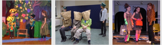 Szenen aus: "Der Traumzauberbaum", "Verbrechen aus Leidenschaft" und "Linie 1" aus dem Programm der Schultheaterwoche 2014 Szenen aus: "Der Traumzauberbaum", "Verbrechen aus Leidenschaft" und "Linie 1" aus dem Programm der Schultheaterwoche 2014