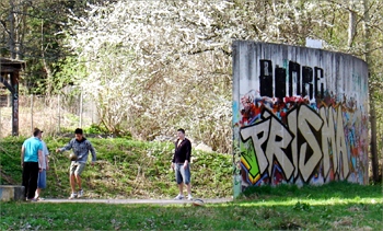 Graffiti Spielplatz Scheffelstraße