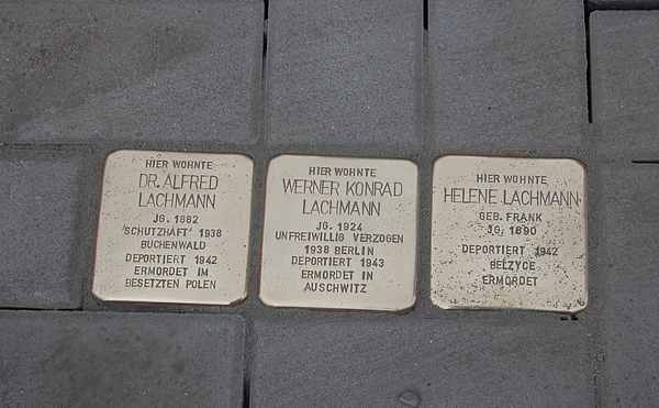 Stolperstein Lachmann