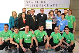 Die Chemnitzer Delegation zum Finale in Berlin
