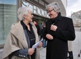 Inge Heym mit Schriftsteller Christoph Hein